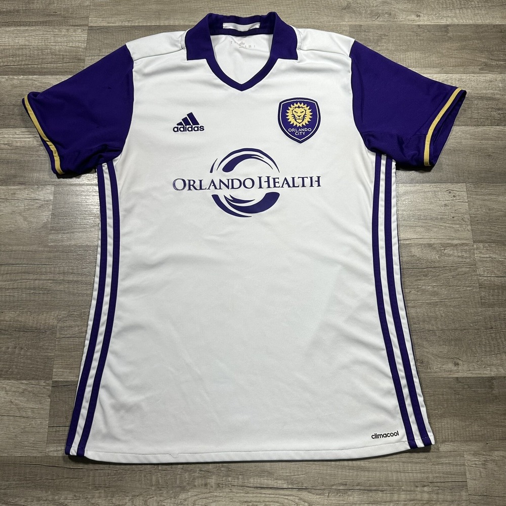 ADIDAS Orlando City SC MLS 2016/2017 WHITE Away Jersey Men's Medium